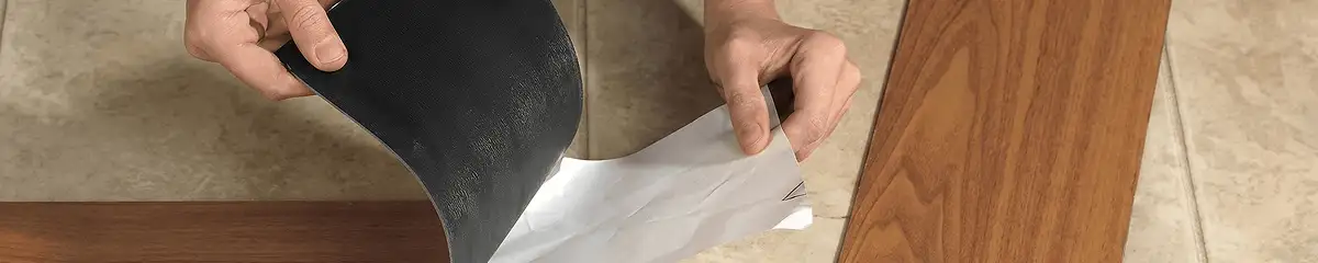 A professional installing vinyl flooring in Spokane, WA